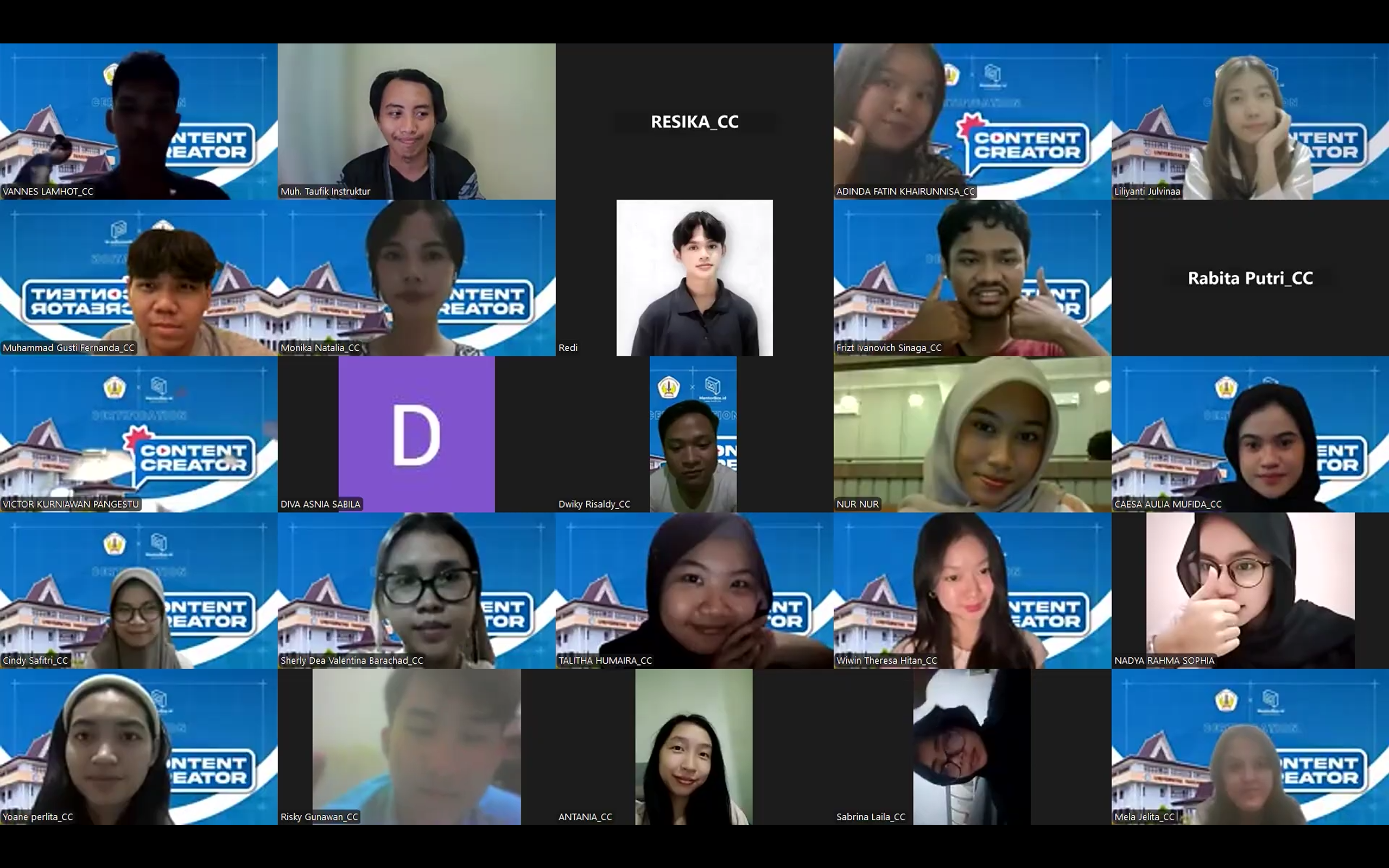 Pelatihan dan Sertifikasi Content Creator Universitas Tanjungpura Pontianak